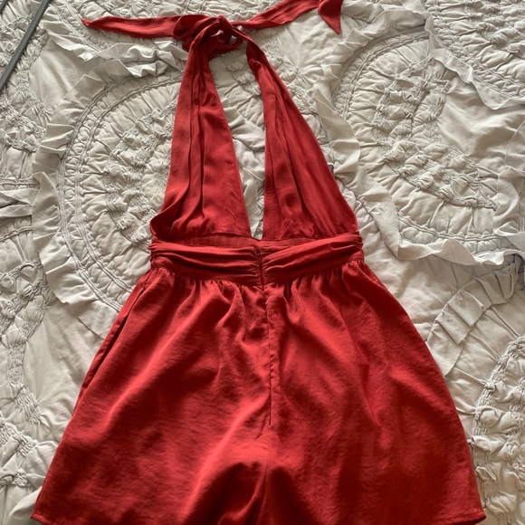 Free People Red Romper - Picture 2 of 3